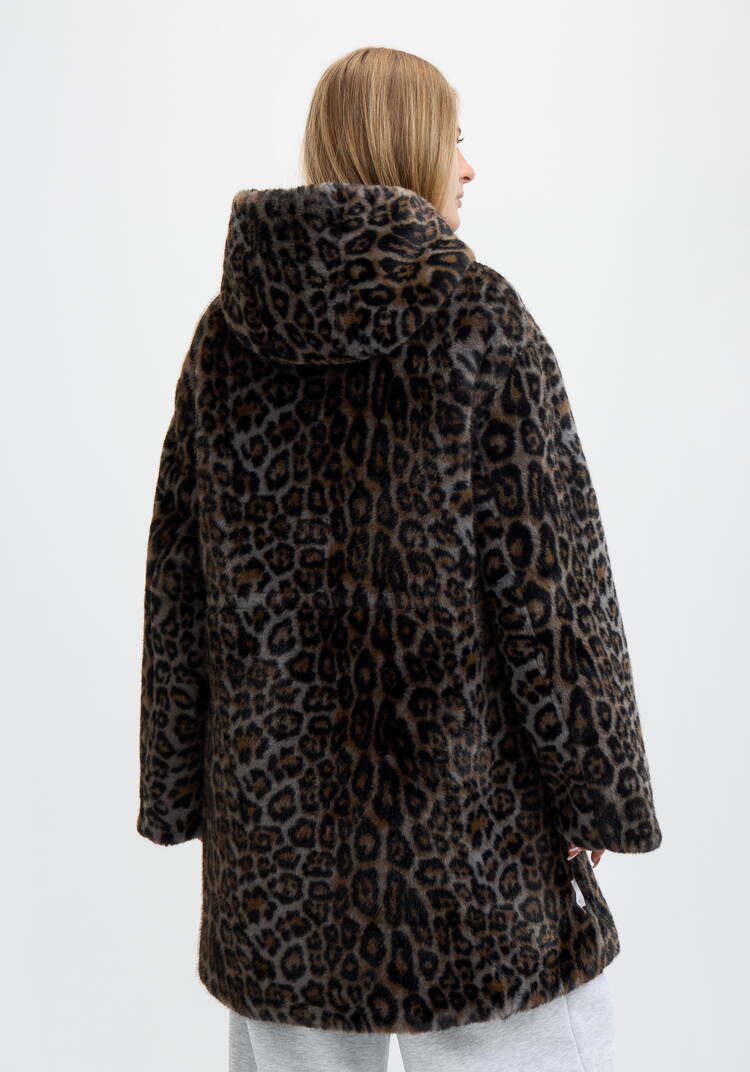 Дубленка Леопардовый шарм шир.  750, рис. 4
