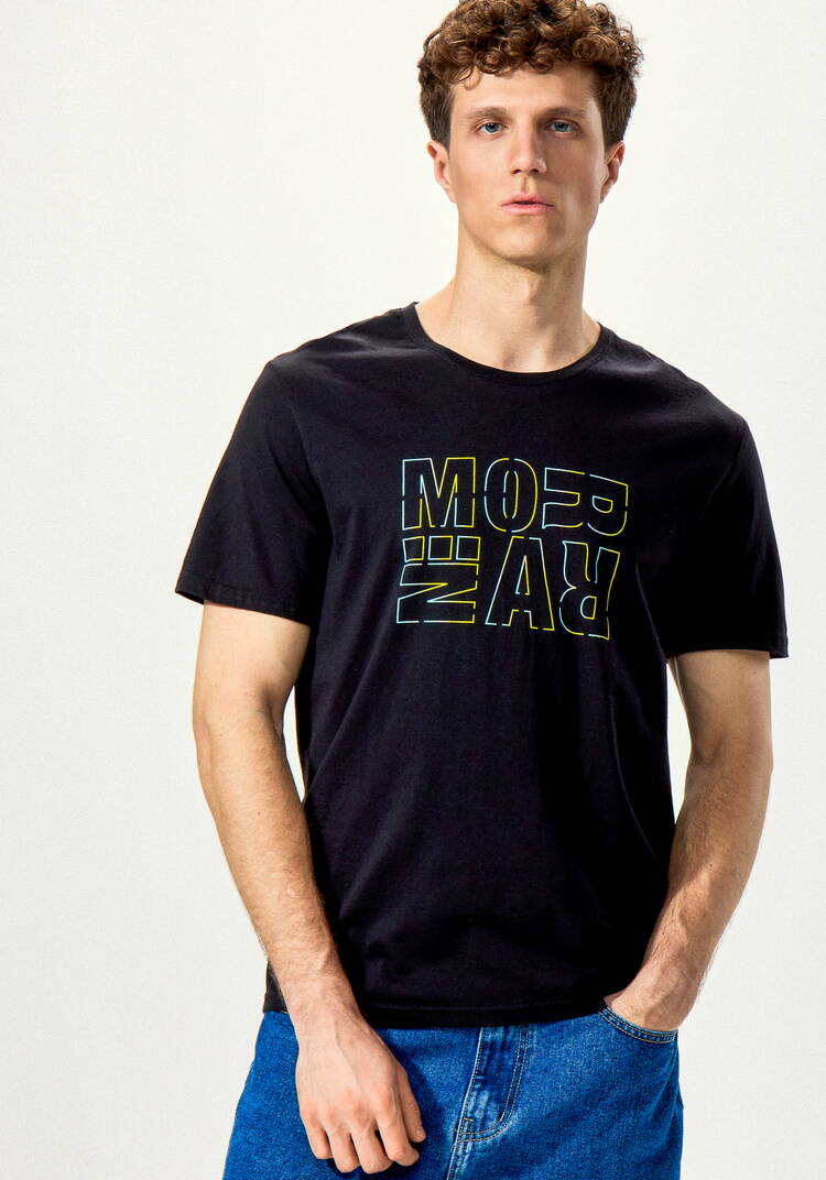 Комплект футболок с лаконичным принтом, 2 шт. шир.  750, рис. 54