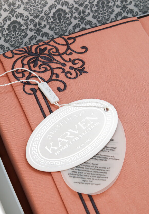 КПБ сатин с вышивкой, евро шир.  580, рис. 14