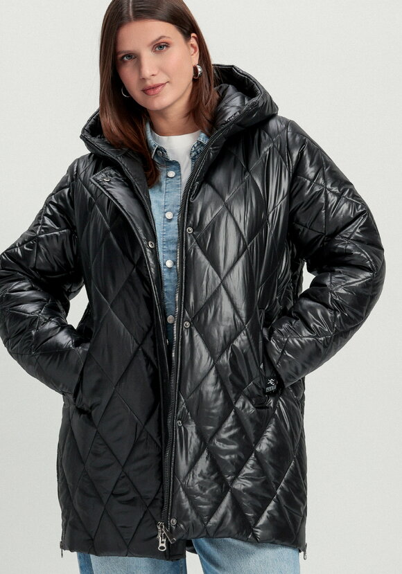 Куртка на молнии со стежкой ромбами шир.  580, рис. 14