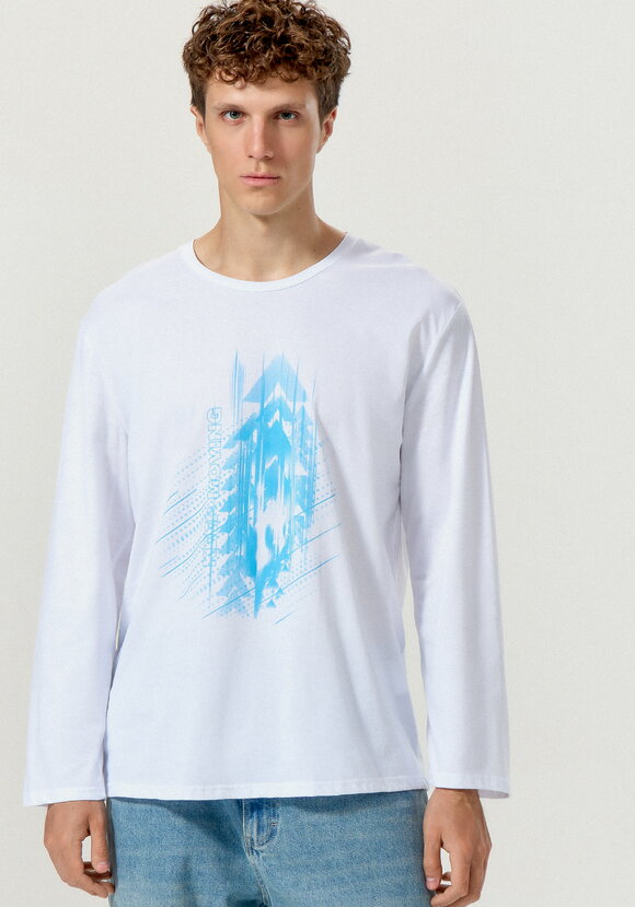 Комплект мужских лонгсливов с принтом шир.  580, рис. 5