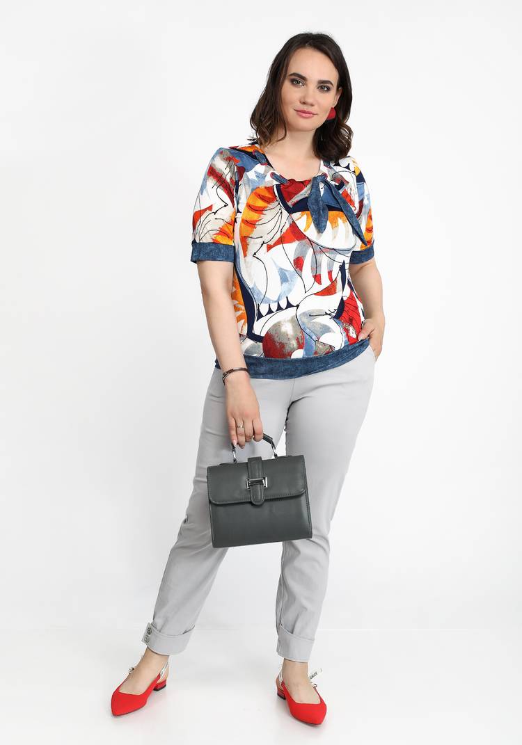 Блуза Игривое настроение шир.  750, рис. 3