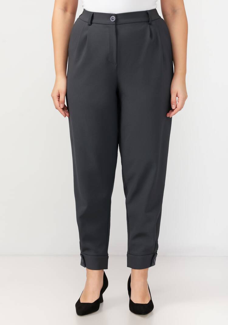 Брюки с манжетами по низу Амелия шир.  750, рис. 4