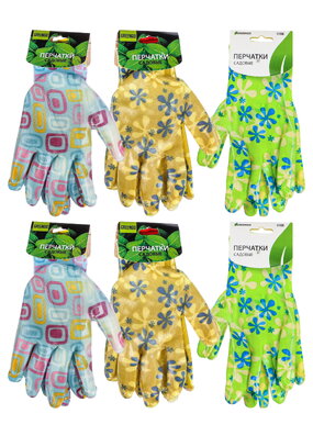 Перчатки садовые, 6 пар