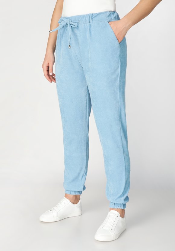 Брюки-бананы на резинке "Оливия" — купить за руб в магазине Леомакс