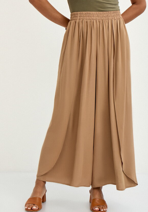 Брюки свободного кроя с запахом шир.  580, рис. 2