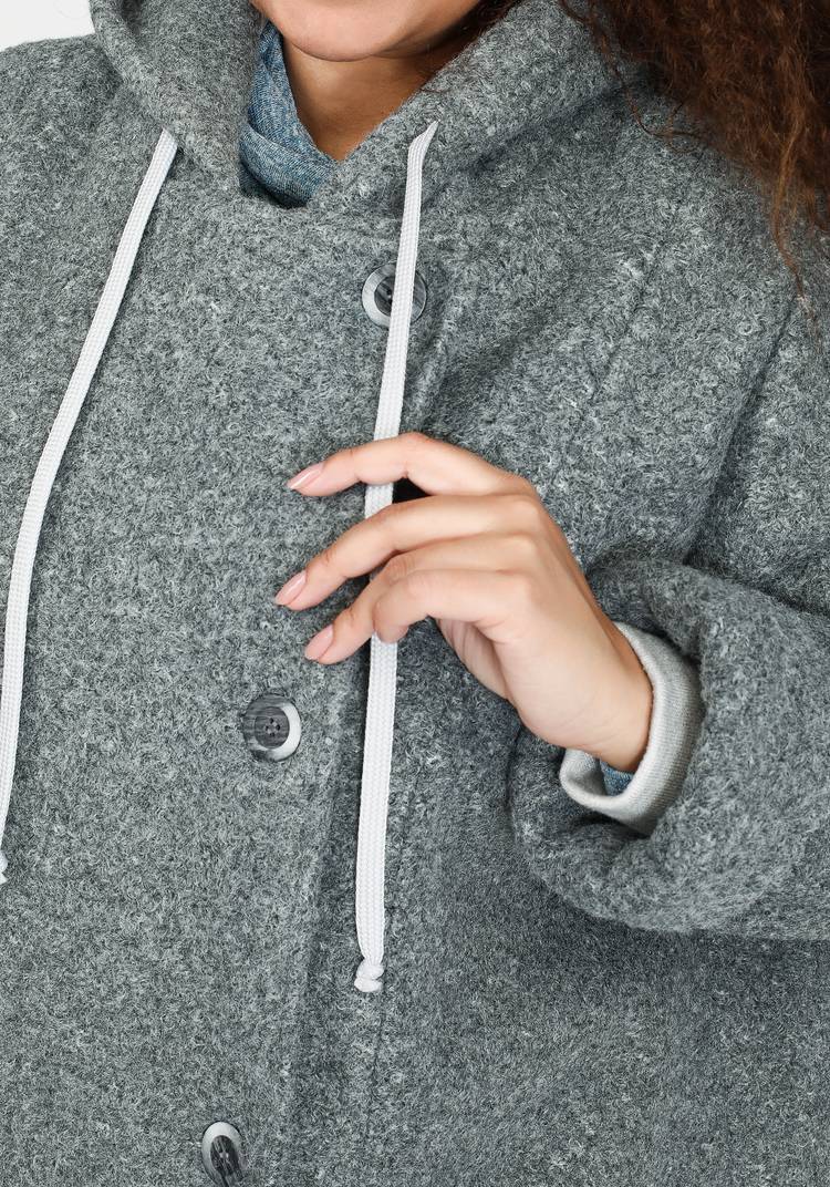 Пальто с карманами на пуговицах шир.  750, рис. 8