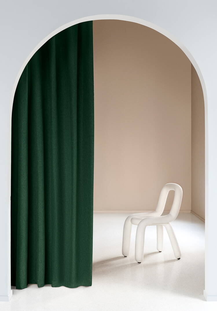 Портьера из рогожки Акварель шир.  750, рис. 4