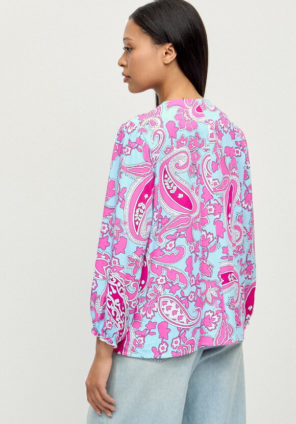 Блуза Весна внутри меня шир.  580, рис. 11