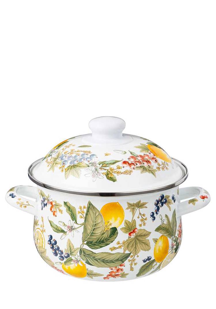 Эмалированная кастрюля с крышкой шир.  750, рис. 27