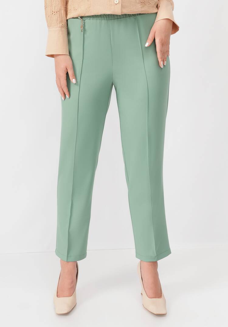 Брюки прямые с отсрочкой-стрелка шир.  750, рис. 13