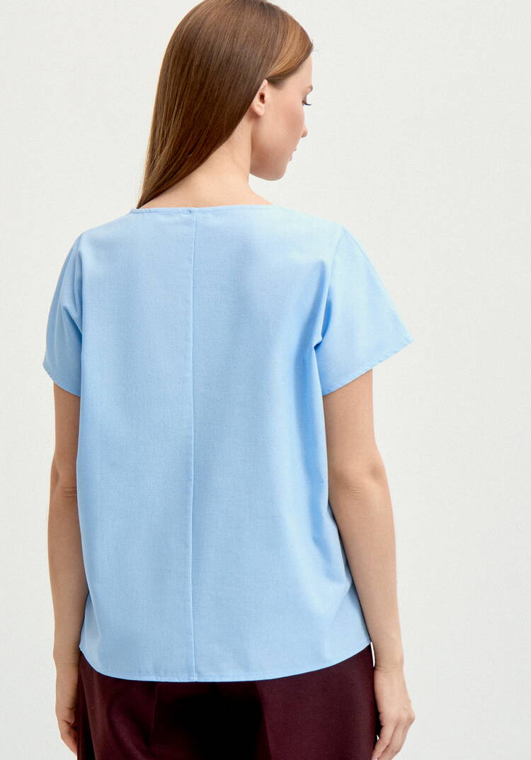 Блуза изо льна шир.  750, рис. 11