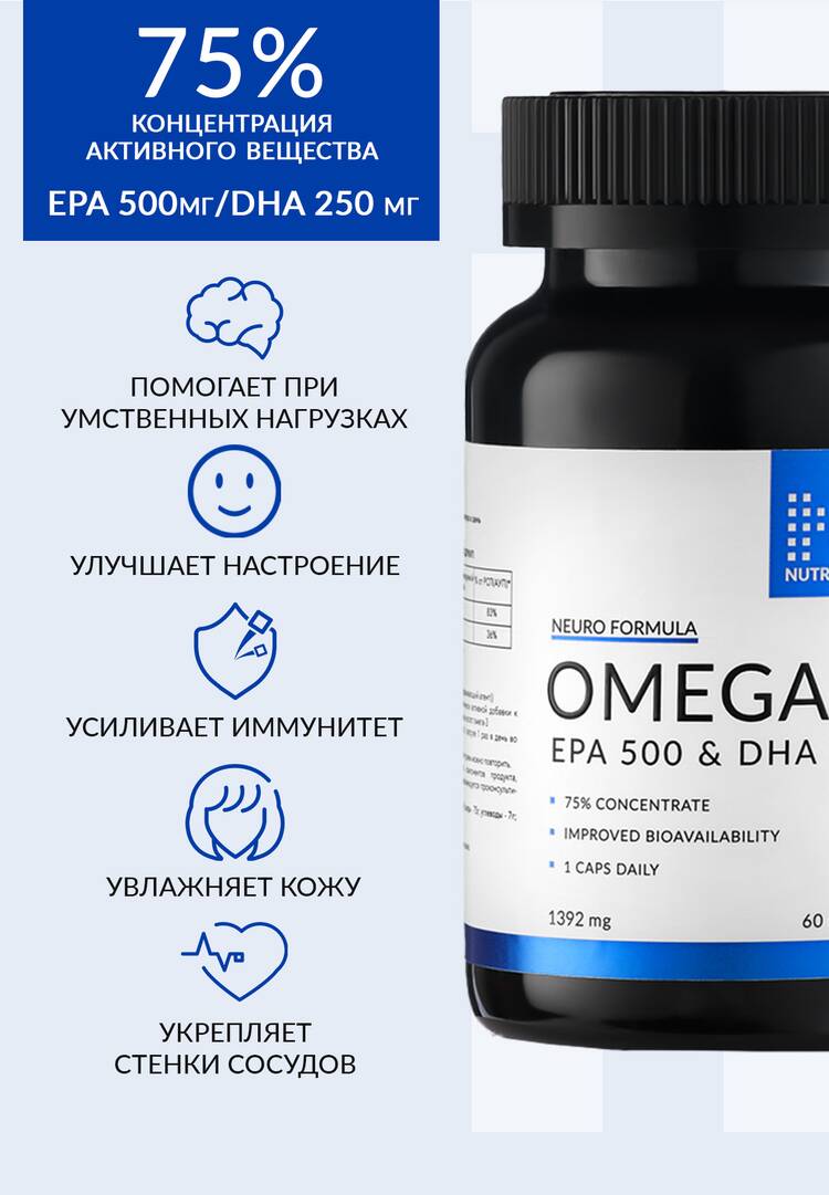 Концентрат Омега-3 шир.  750, рис. 3