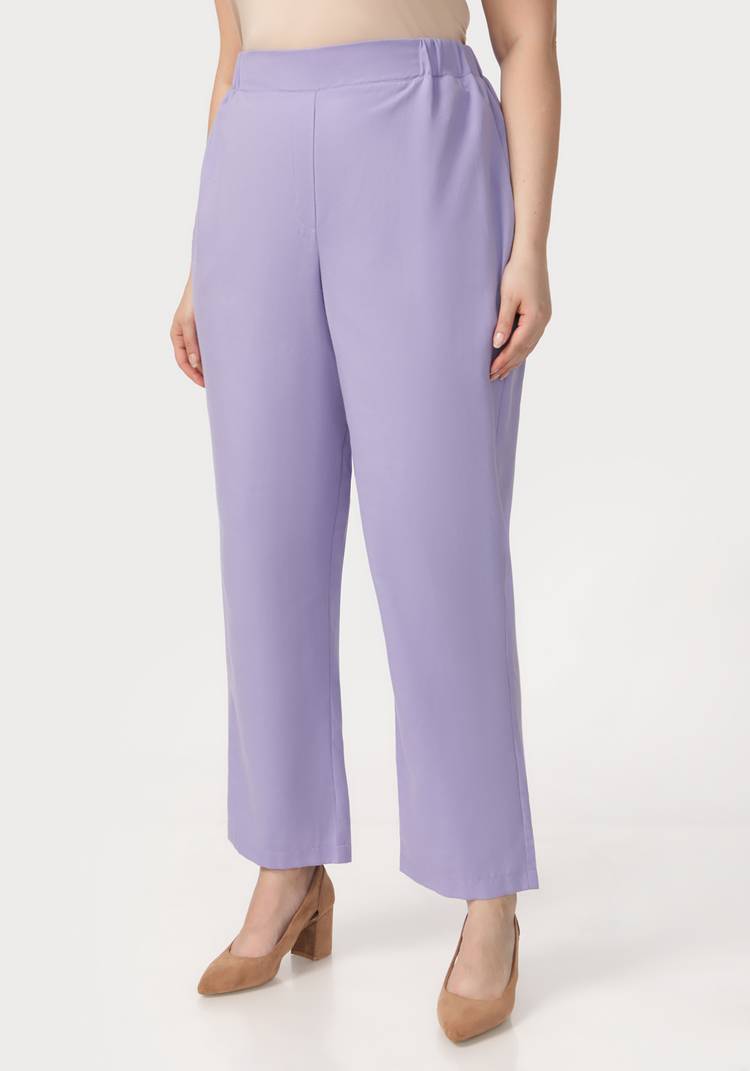 Брюки с эластичными вставками в поясе шир.  750, рис. 5