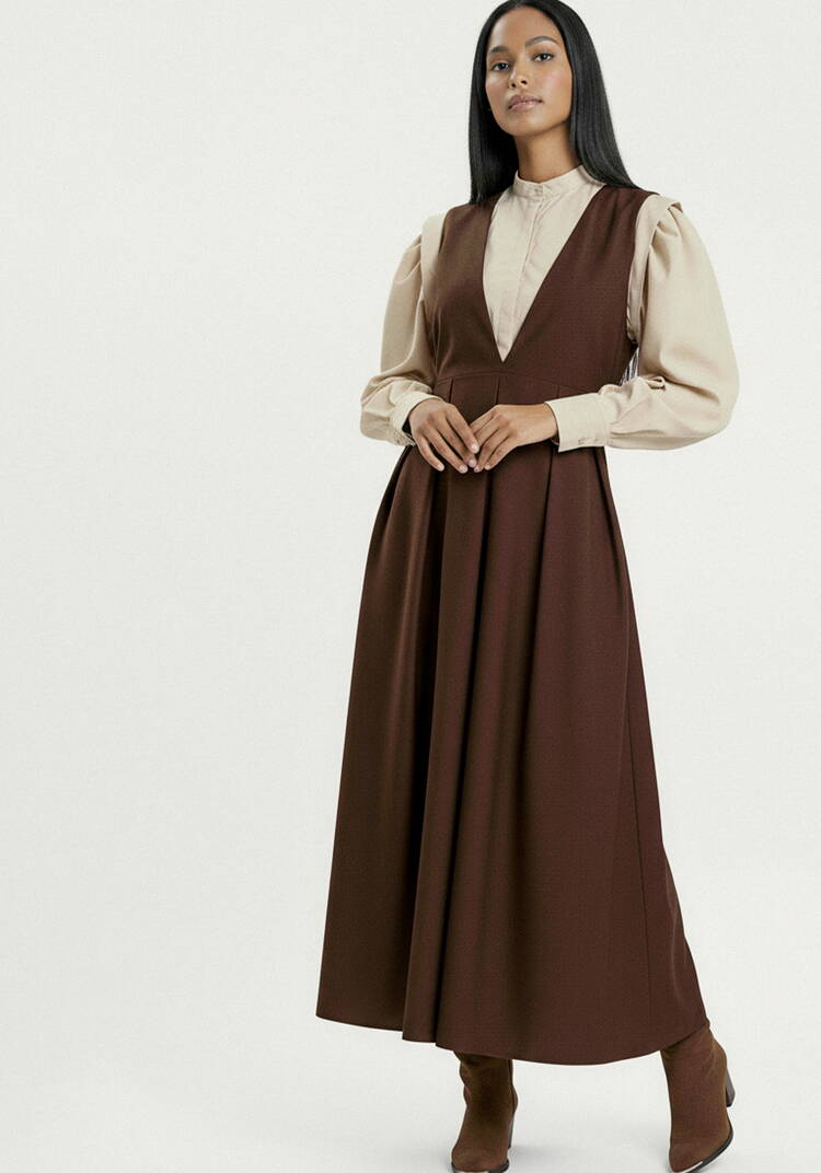 Сарафан с рюшей на спинке шир.  750, рис. 16