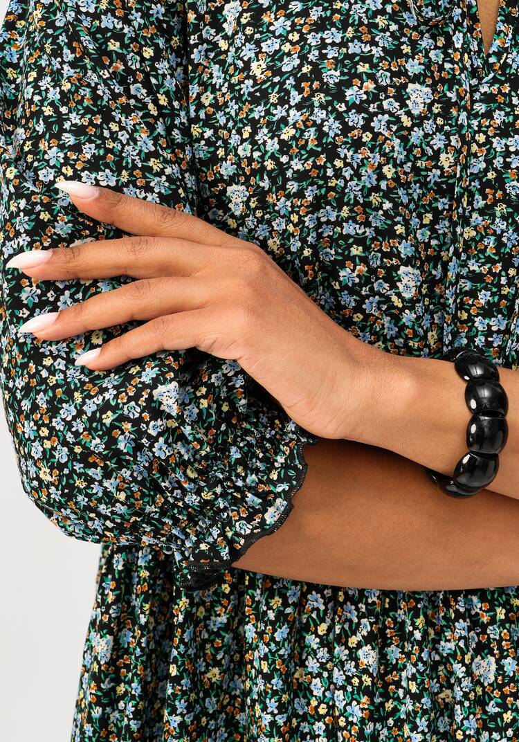 Платье с ярусами из штапеля шир.  750, рис. 14