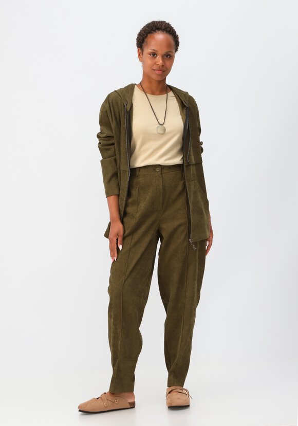 Брюки-бананы вельветовые с карманами шир.  580, рис. 8