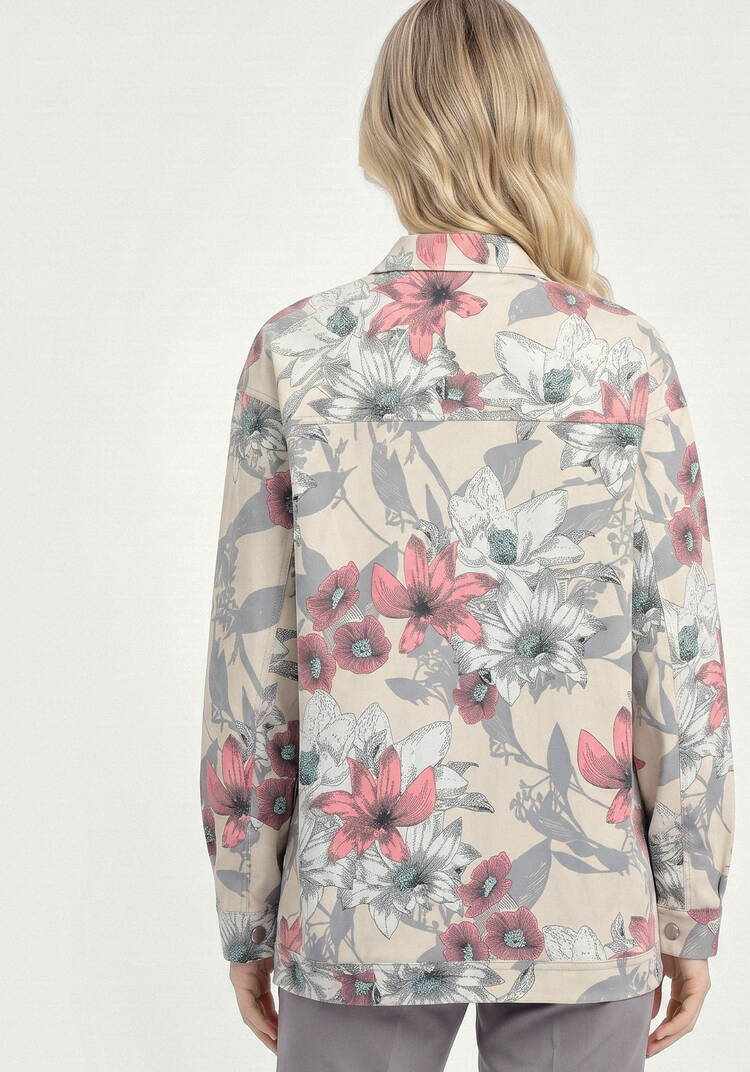 Жакет Цветочный узор шир.  750, рис. 15
