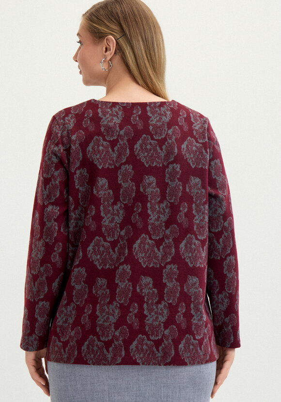 Блуза из комбинированной ткaни шир.  580, рис. 3