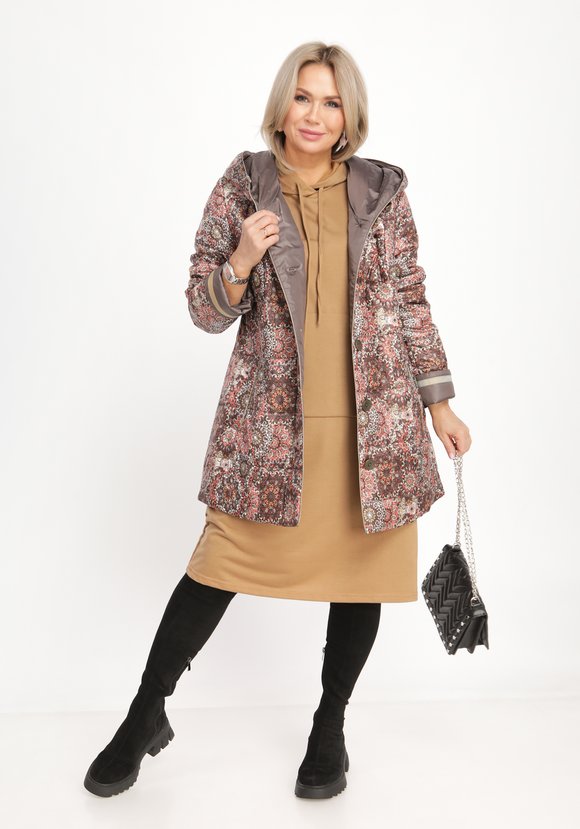 Куртка Особенный принт шир.  580, рис. 11