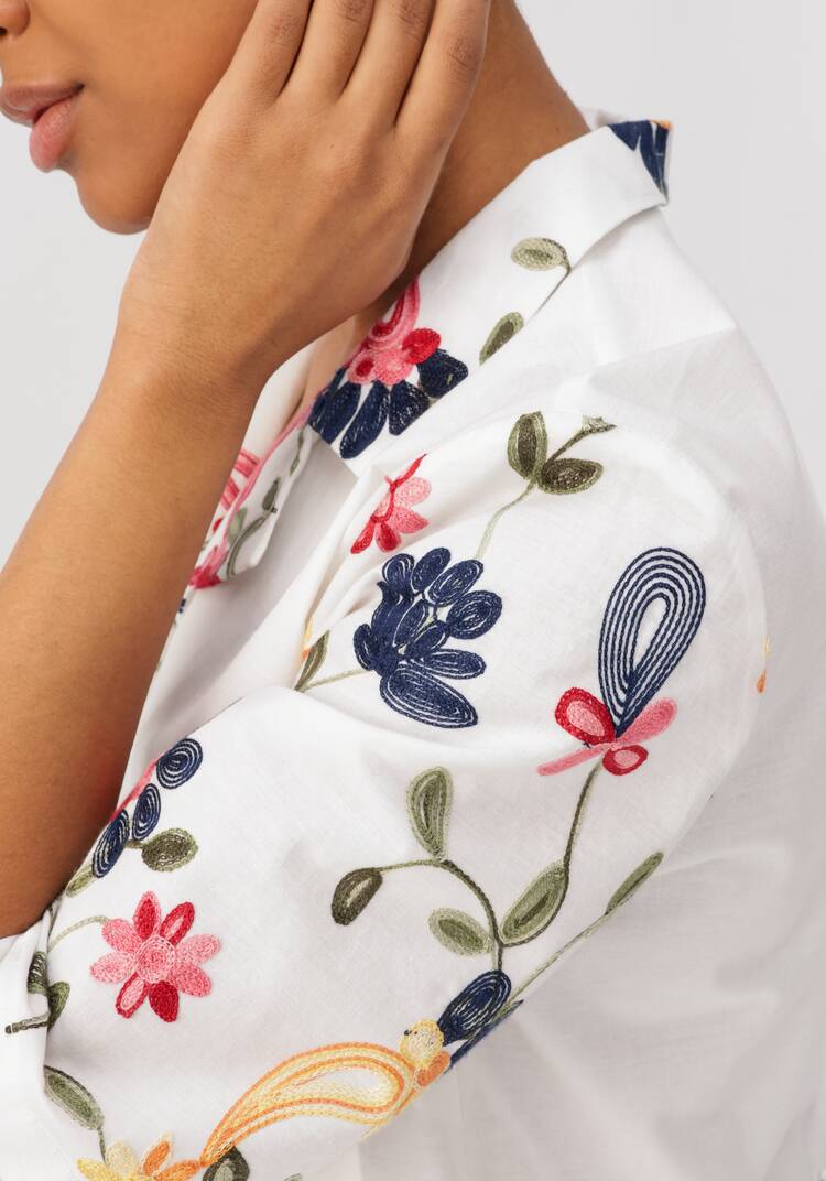 Платье ярусное с цветочной вышивкой шир.  750, рис. 24