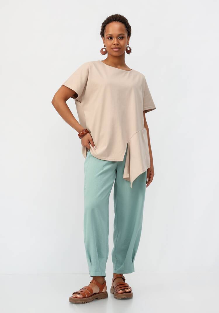 Блуза с асимметричным кроем шир.  750, рис. 7