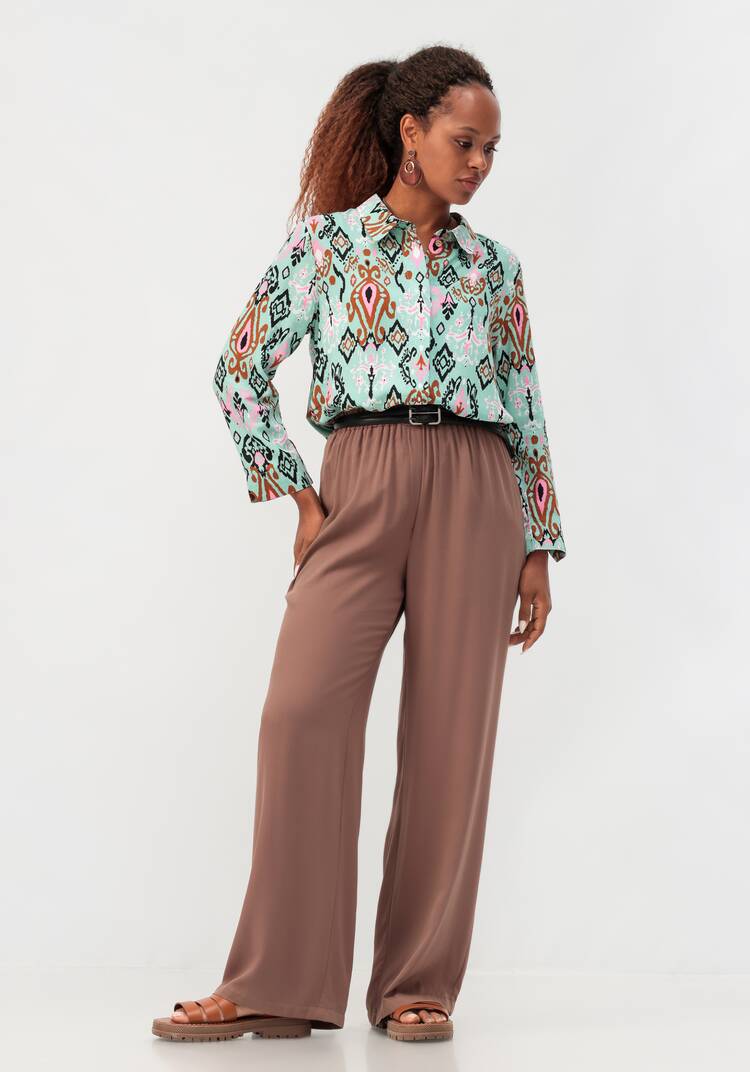 Брюки на резинке свободного силуэта шир.  750, рис. 14