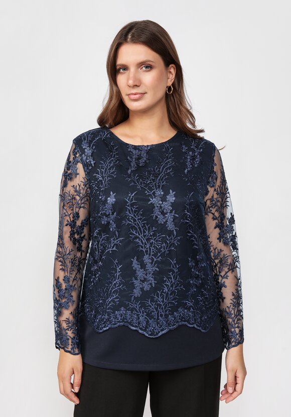 Блуза с рукавом 7/8 шир.  580, рис. 11