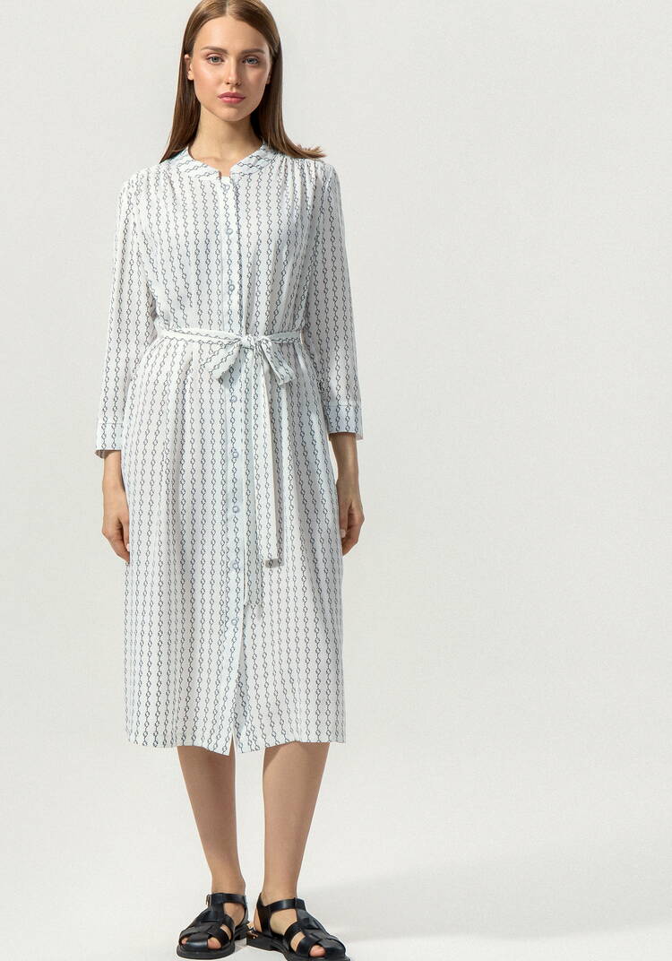 Платье-рубашка с воротником-стойкой шир.  750, рис. 12