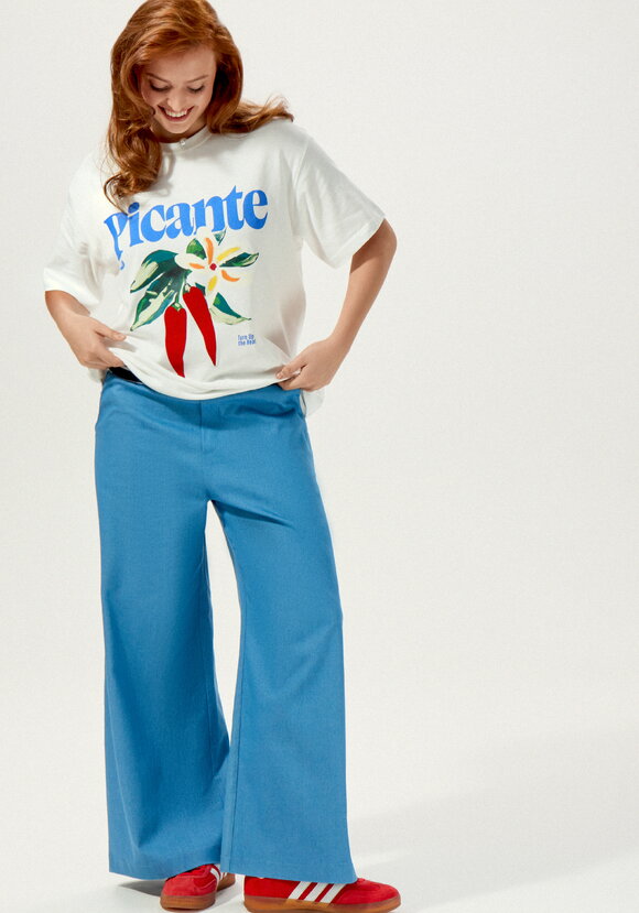 Брюки свободные с декоративной резинкой шир.  580, рис. 8