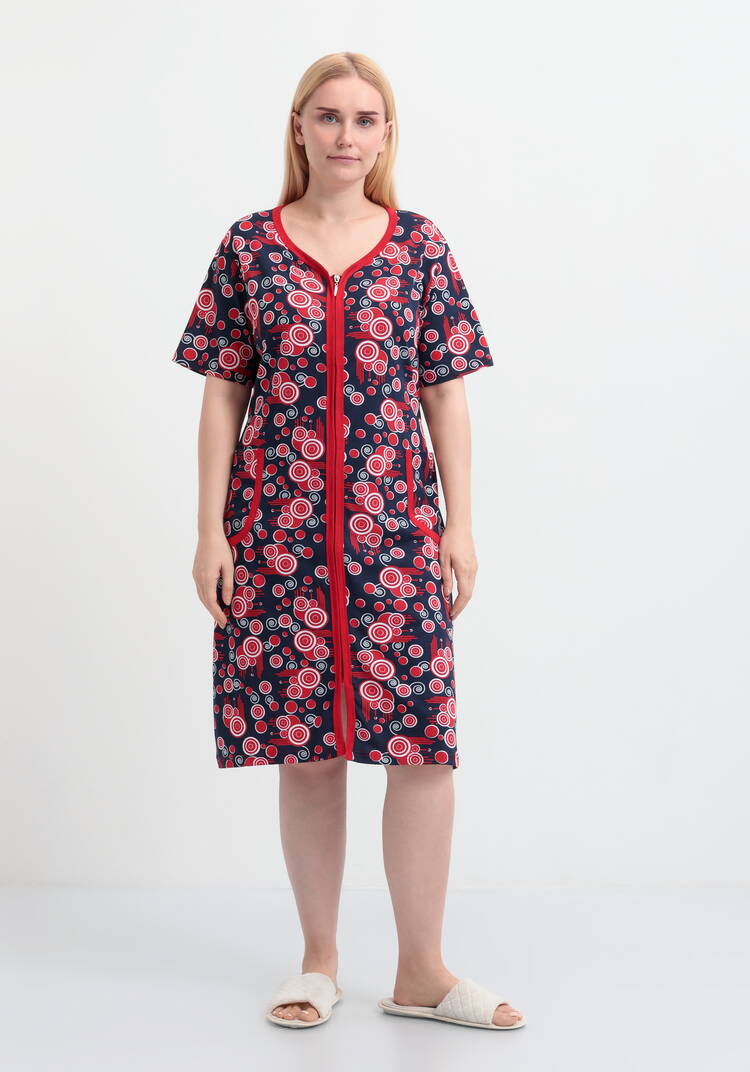 Халат хлопковый Прекрасный день шир.  750, рис. 10