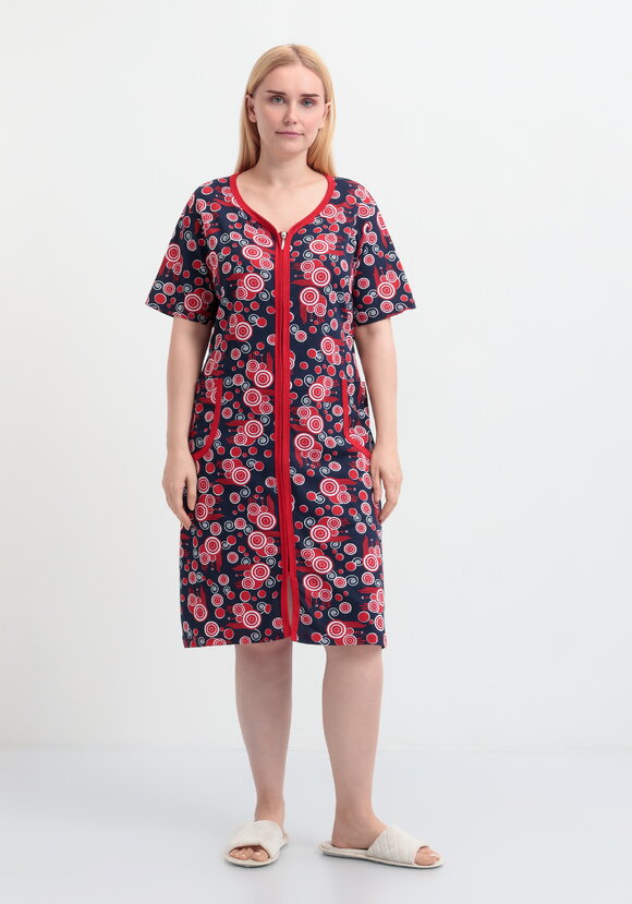 Халат хлопковый Прекрасный день шир.  580, рис. 10