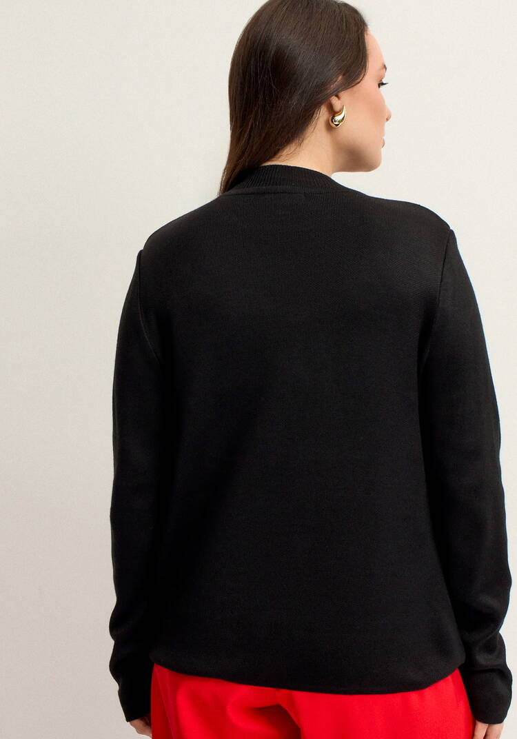 Джемпер с жемчугом и метанитью шир.  750, рис. 22