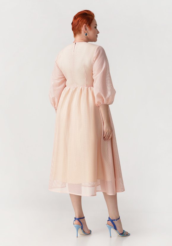 Платье с пышными рукавами шир.  580, рис. 6