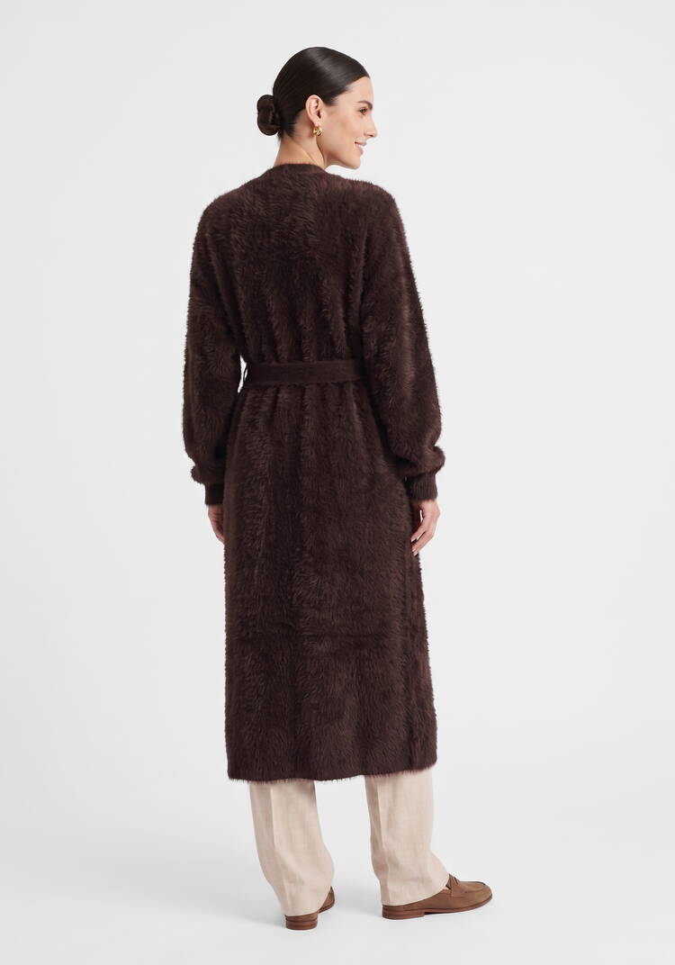 Кардиган Кофейный уют шир.  750, рис. 8