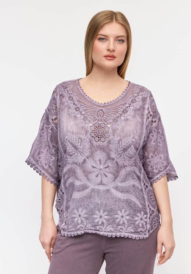 Блуза Ажурный флер шир.  750, рис. 22