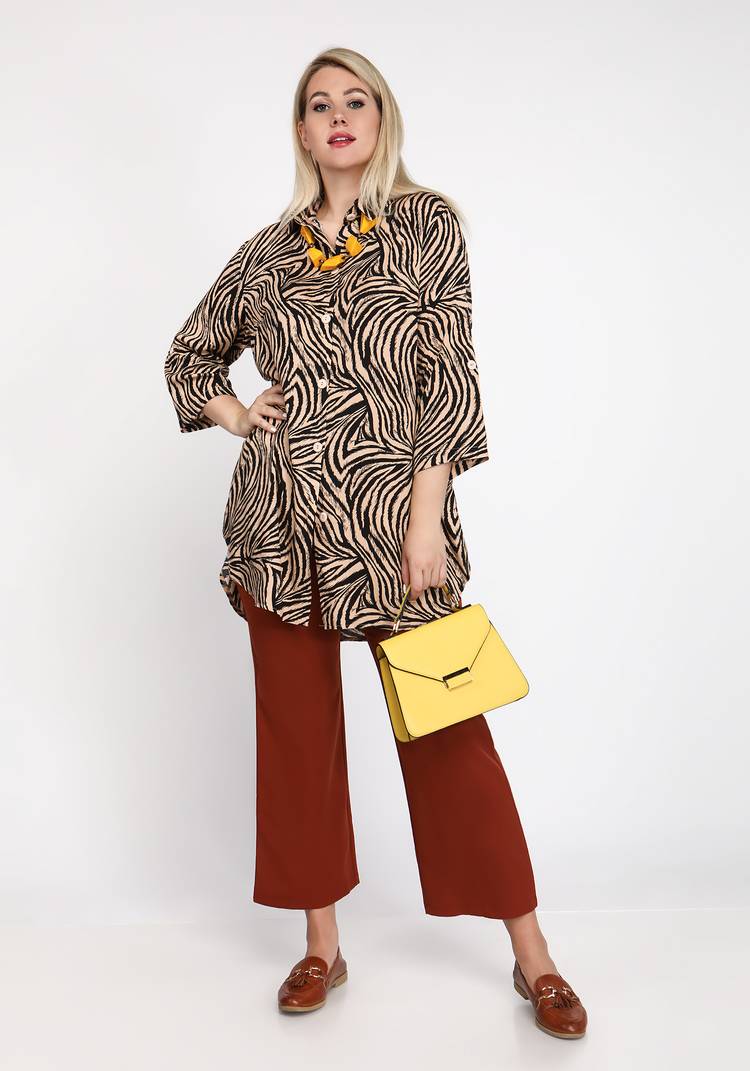 Туника-рубашка Экстравагантный образ шир.  750, рис. 8