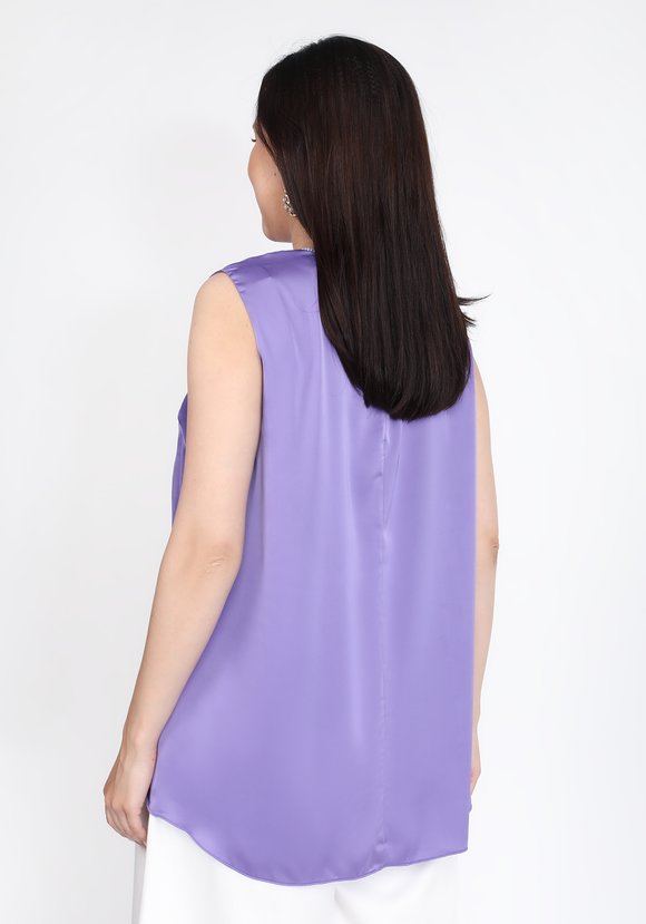 Блуза шелковая А-силуэта шир.  580, рис. 2