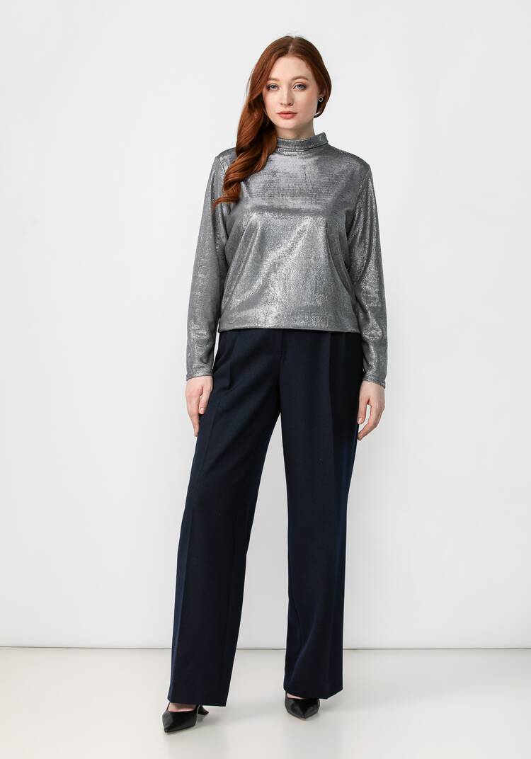 Водолазка с люрексом шир.  750, рис. 20