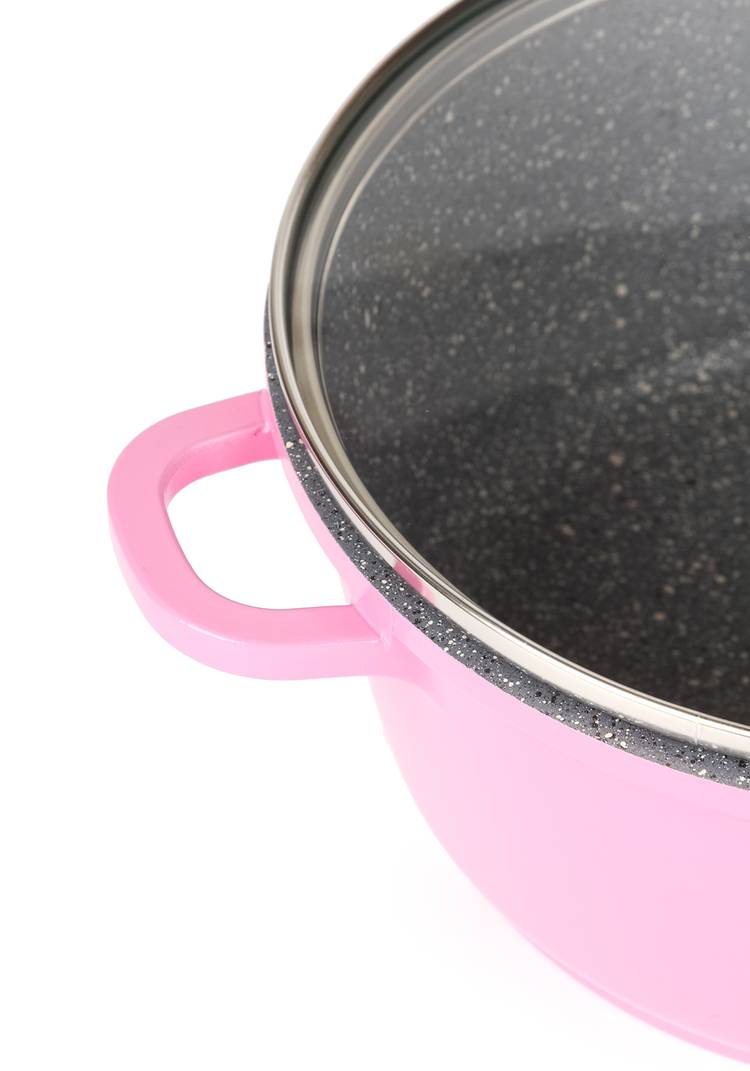 Кастрюля цветная, со стеклянной крышкой шир.  750, рис. 3