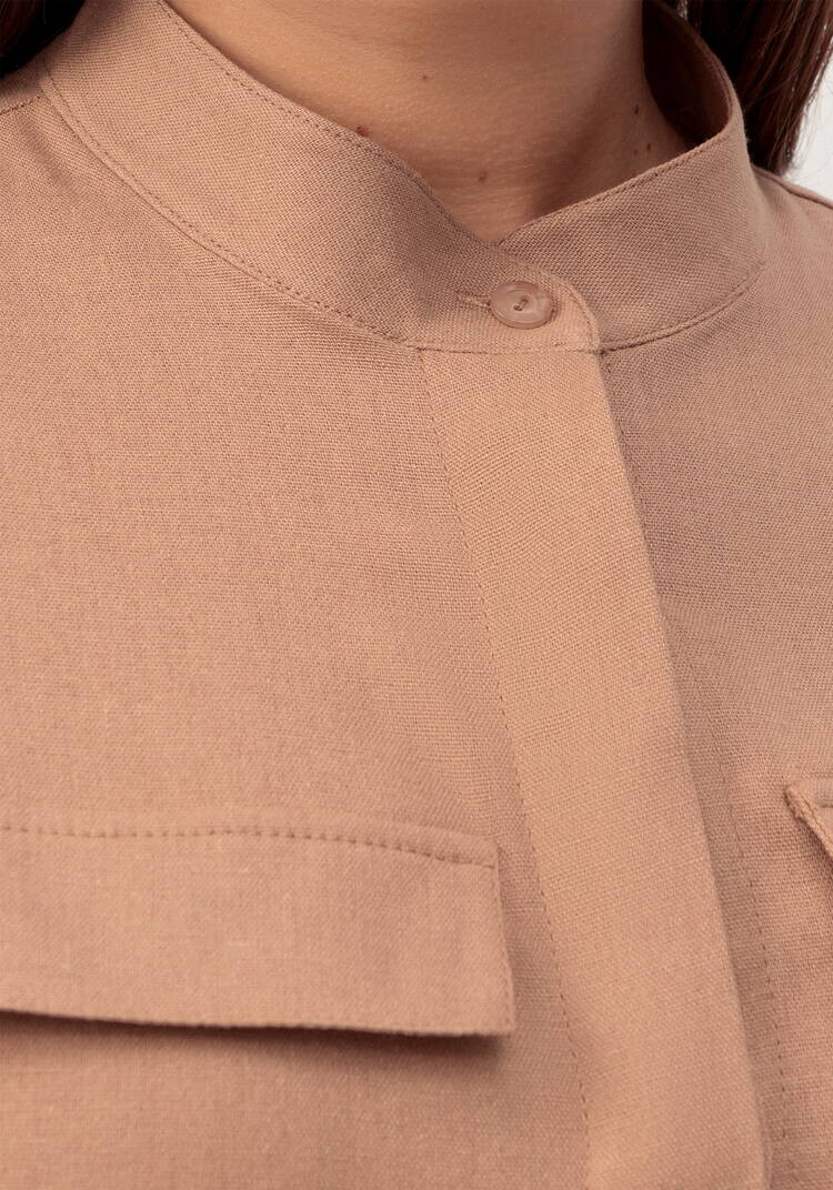 Платье-сафари А-силуэта шир.  750, рис. 13