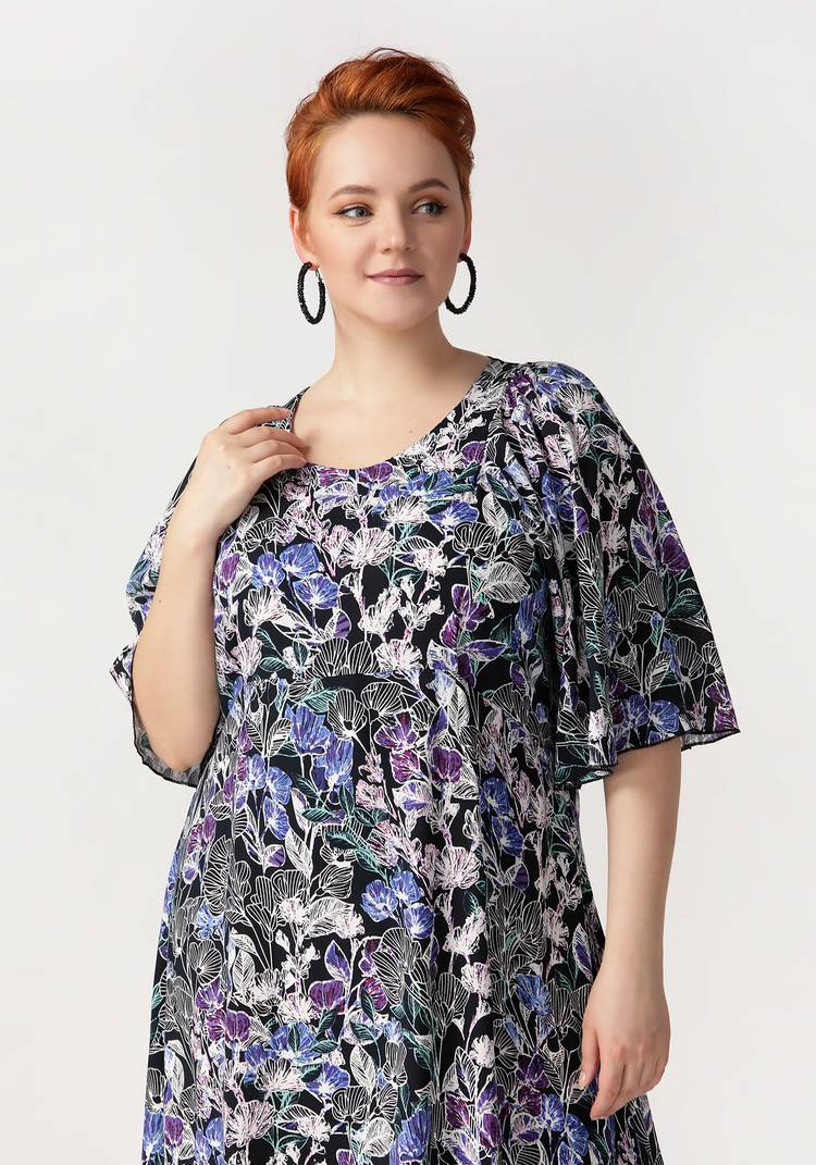 Платье Скромная улыбка шир.  750, рис. 8