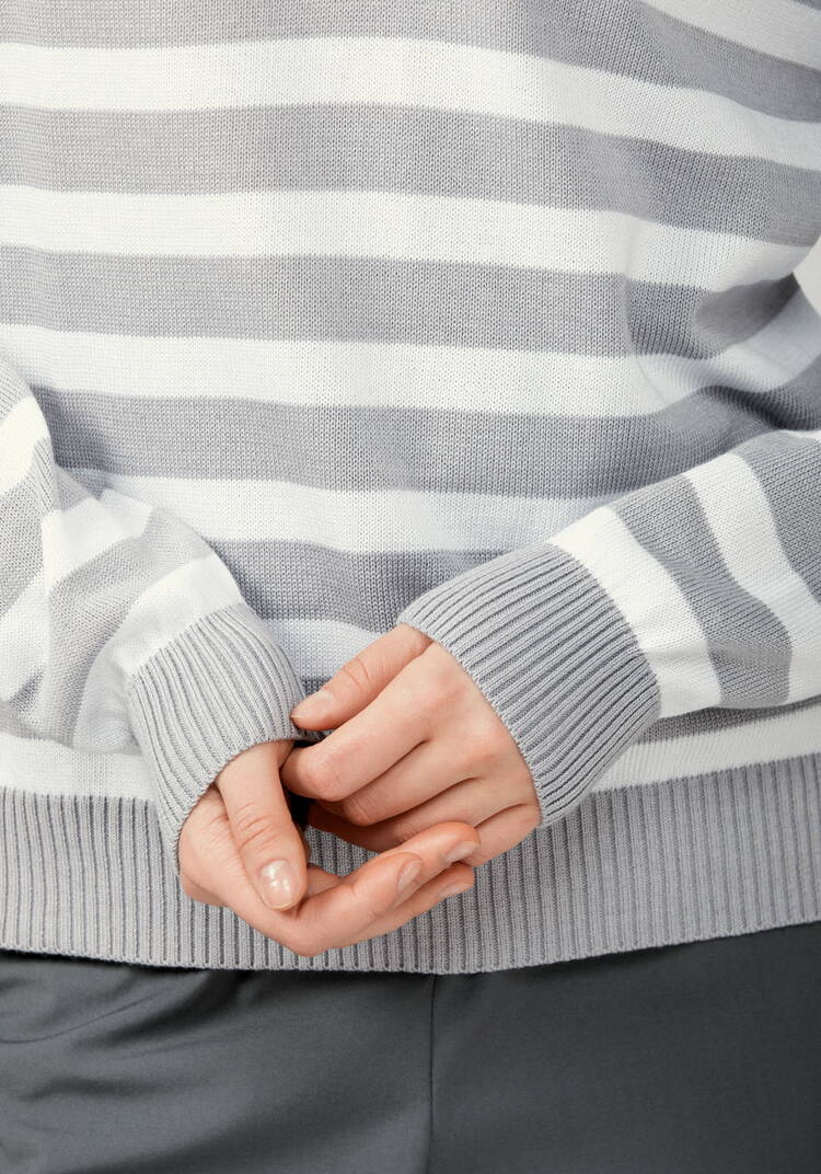 Джемпер поло в полоску шир.  750, рис. 34