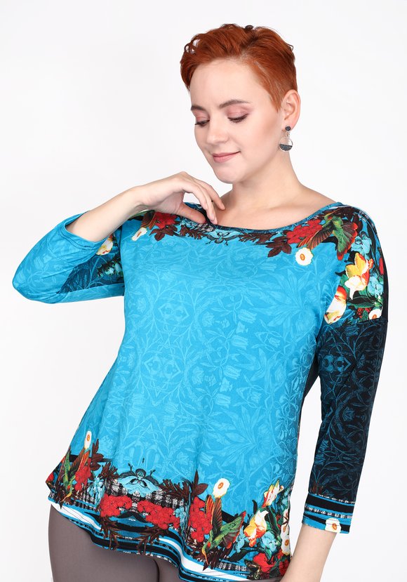 Туника Прекрасное настроение шир.  580, рис. 17