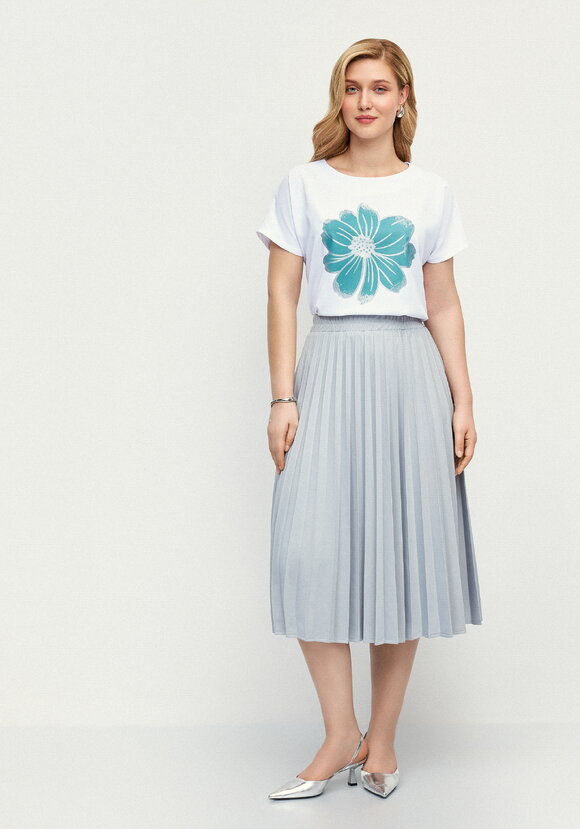 Блуза с принтом с напылением шир.  580, рис. 39