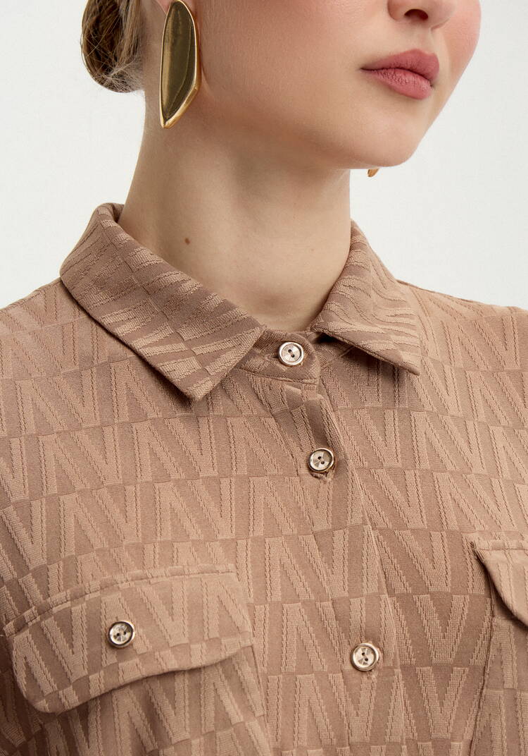 Платье рубашка с принтом шир.  750, рис. 11