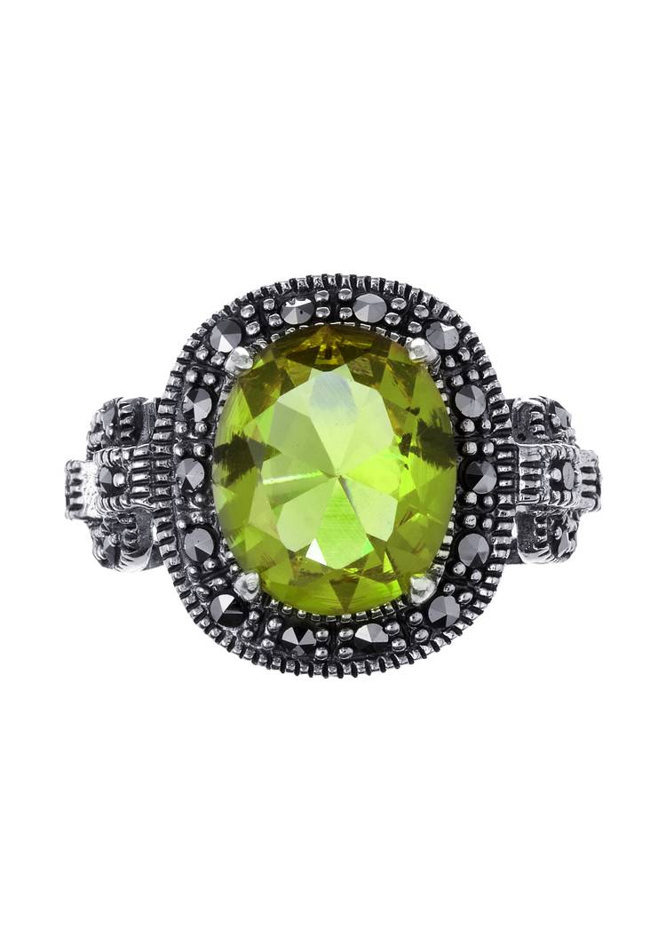 Серебряное кольцо  Луиза шир.  750, рис. 2