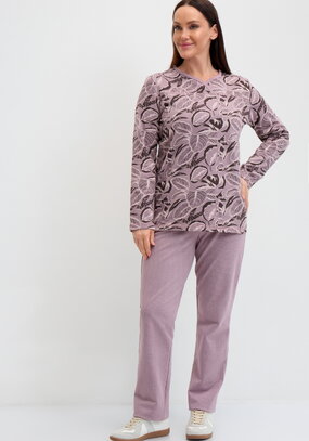 Пижама утеплённая с начёсом