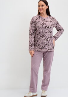 Пижама утеплённая с начёсом