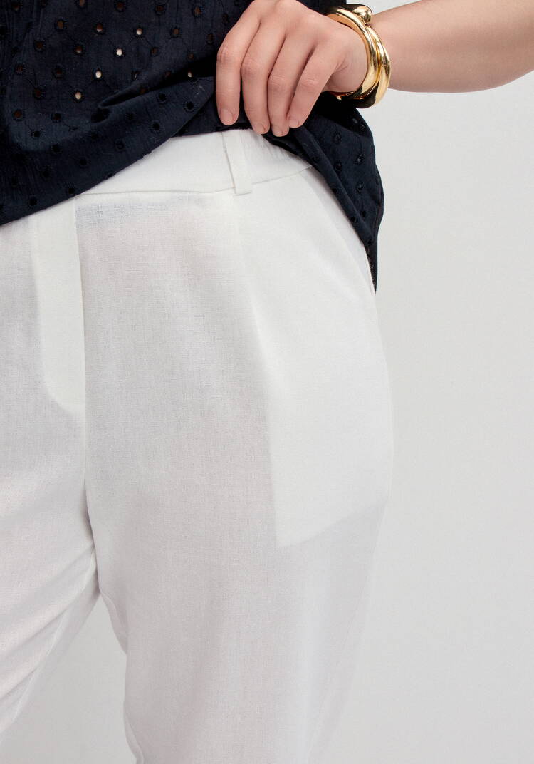 Брюки изо льна длиной 7/8 шир.  750, рис. 13